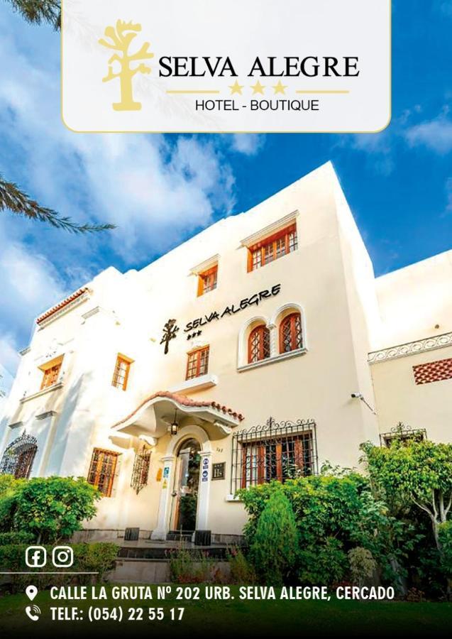 Hotel Boutique Selva Alegre Arequipa Exteriér fotografie